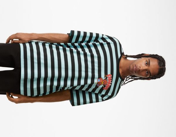 Bershka Chain Key Ring T-shirts Heren Blauw | BrKCUVy1N1X