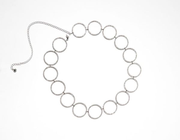 Bershka Embellished Ring Riemen Dames Zilver | K5De0XiMyXz