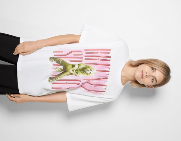 Bershka Kort Sleeve With Britney Spears Print T-shirts Dames Wit | KeNskyUKotw