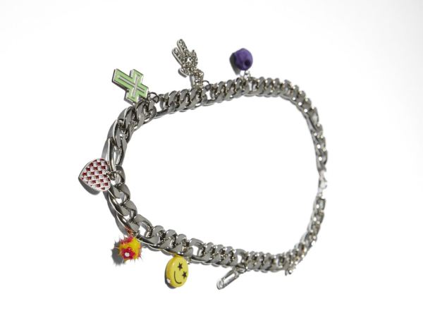 Bershka Necklace With Charms Sieraden Heren Zilver | gfn4xD9OhCN