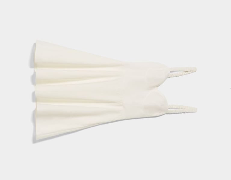 Bershka A-line Poplin Mini With Neckline Jurken Dames Room | TxUBMTVcy1N