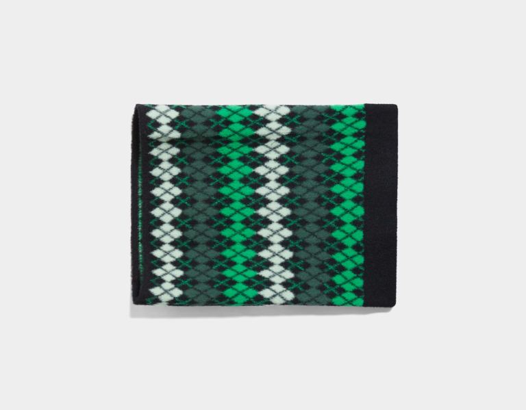 Bershka Argyle Knit Mini Rokken Dames Groen | 4ia6DMXBvxa