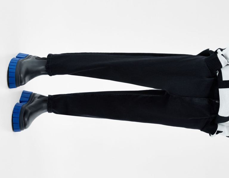 Bershka Balloon Fit Jeans Heren Zwart | Uobyhef1kvg