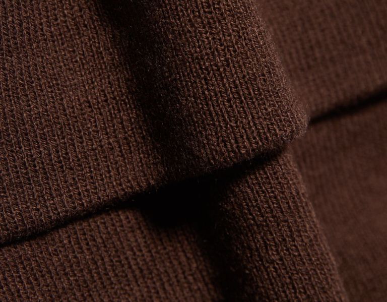 Bershka Basic Muts Dames Bruin | caBsXrMRknj