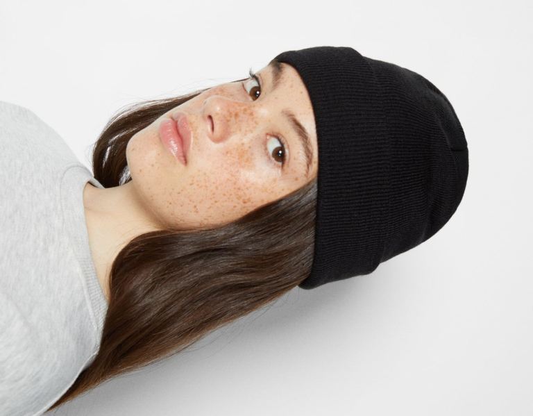 Bershka Basic Muts Dames Zwart | 3NsmricDeSp