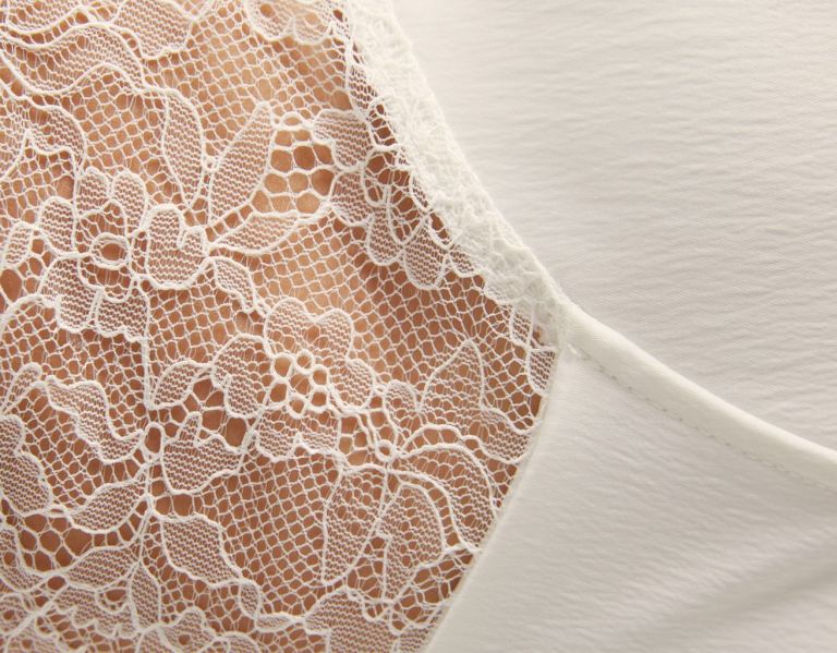 Bershka Blonde Kanten Satin Bandjes Corset Topjes Dames Room | Pu6ynpTf4XU
