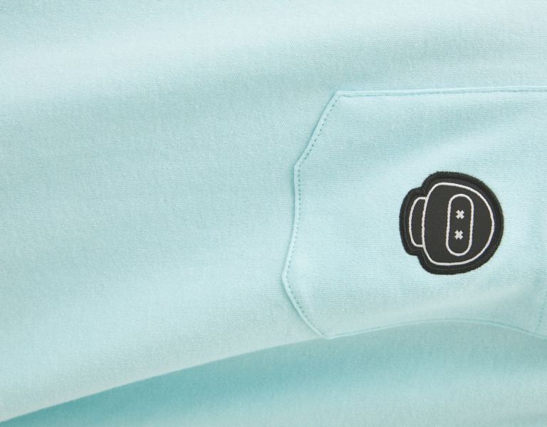 Bershka Boxy-fit Kort Sleeve T-shirts Heren Lichtblauw | WzSYS2J6Qzd