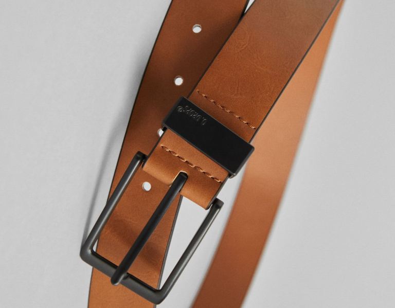 Bershka Brede Riemen Heren Gekleurd | 3LVqtI2smO1