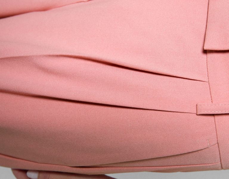 Bershka Brede-leg Dad-fit Tailored Pants Pakken Dames Roze | IcodgT8Eibk