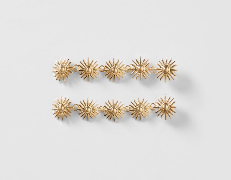 Bershka Cascade Earrings Sieraden Dames Goud | ynV82KY35Qo