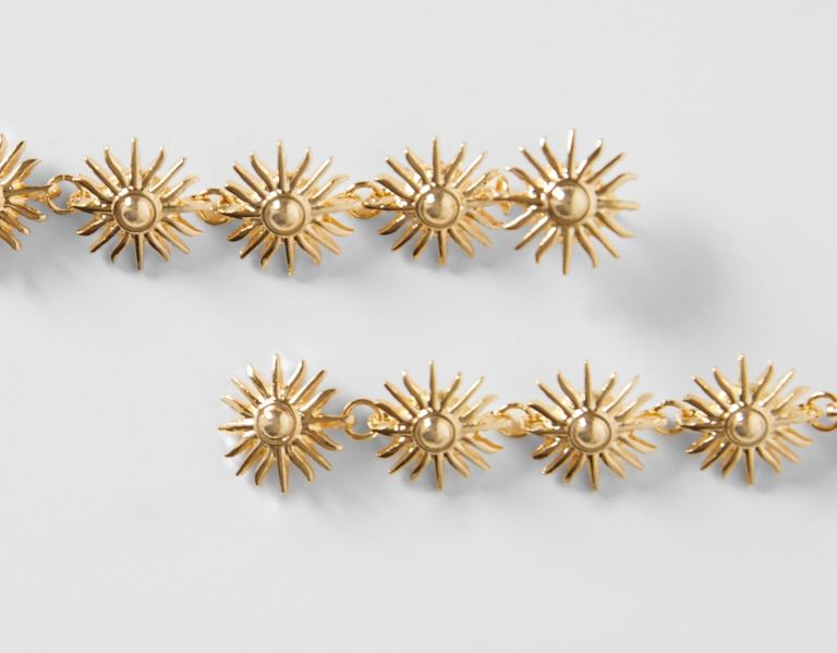 Bershka Cascade Earrings Sieraden Dames Goud | ynV82KY35Qo