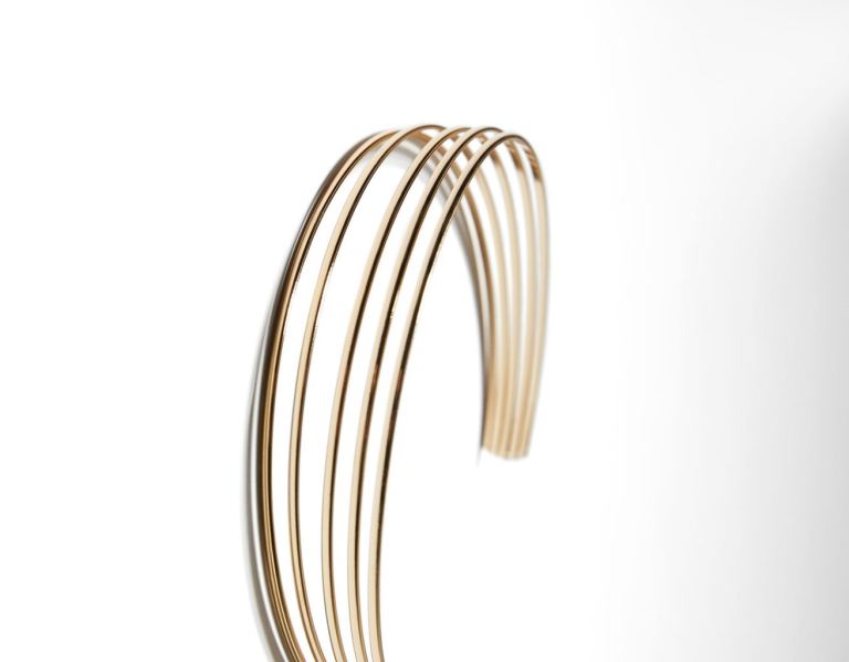 Bershka Choker Necklace With Hoops Sieraden Dames Goud | 7KNrYC4JD3e