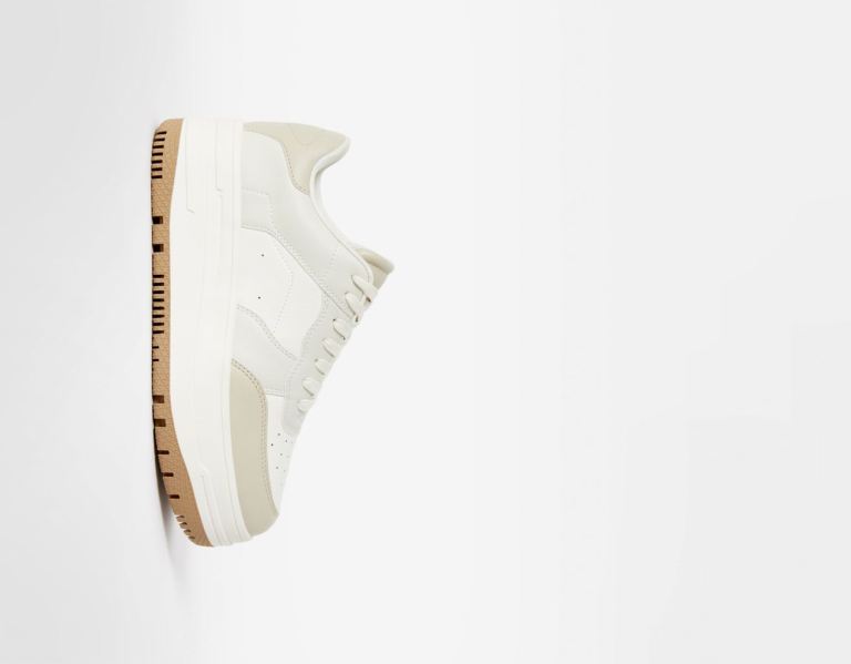 Bershka Contrast Platform Sneakers Dames Gekleurd | nMb8W3ykIPw