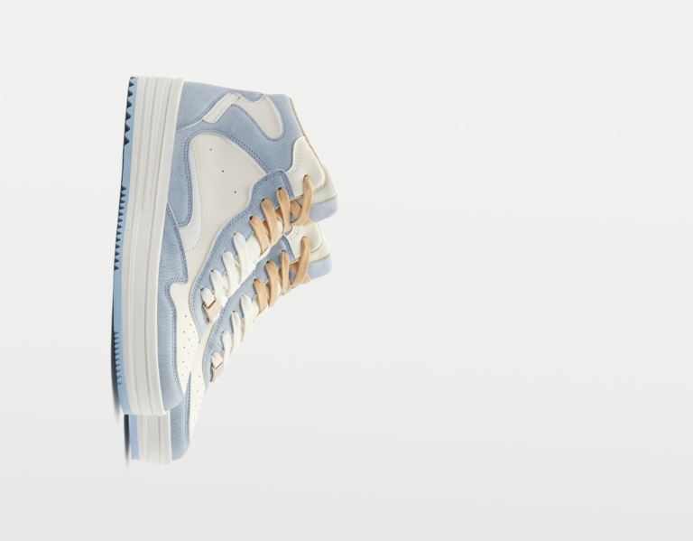 Bershka Contrasting High-top Sneakers Dames Gekleurd | ZMQEffvCzlB