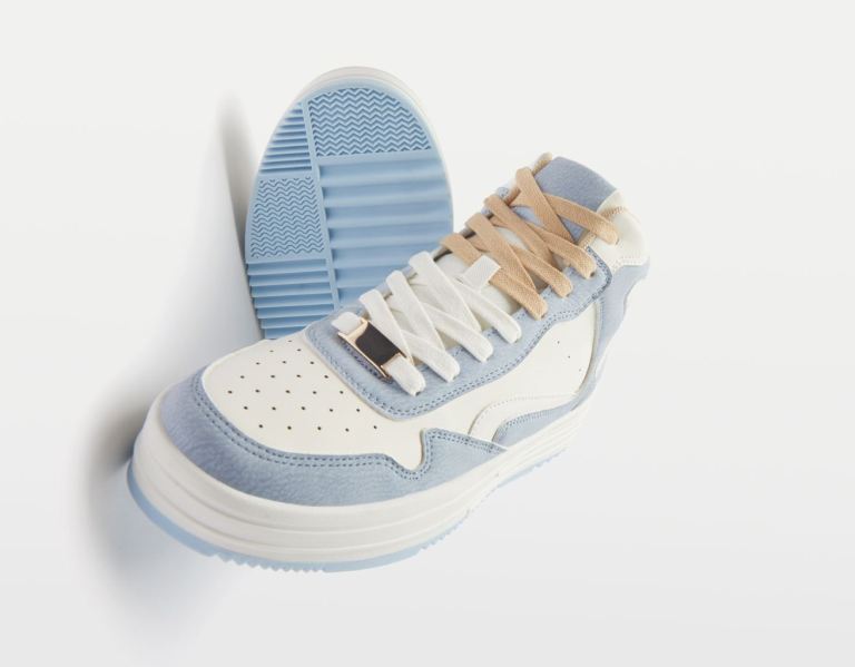 Bershka Contrasting High-top Sneakers Dames Gekleurd | ZMQEffvCzlB