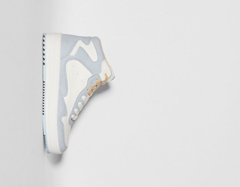 Bershka Contrasting High-top Sneakers Dames Gekleurd | ZMQEffvCzlB