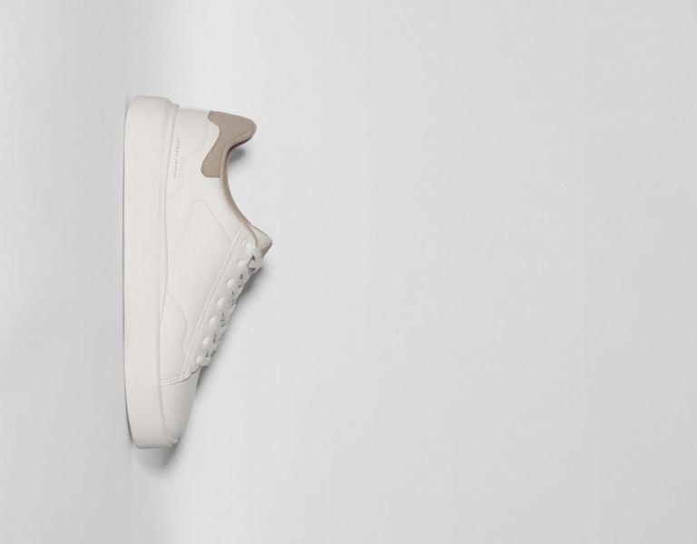 Bershka Contrasting Sportschoenen Heren Wit | hEYLiKGUTap