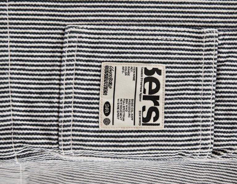 Bershka Contrasting Thread Carpenter Bermuda Korte Broek Heren Donkerblauw | wTS2F3FCB3P