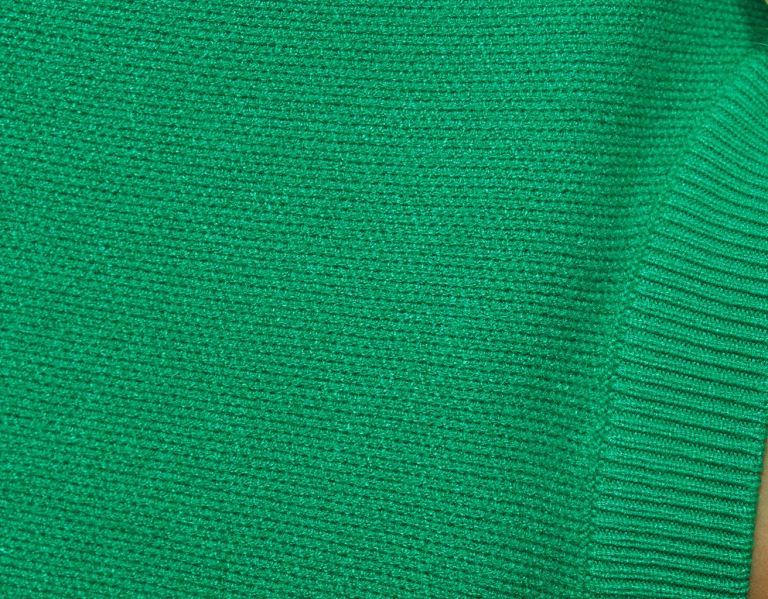 Bershka Crew Neck Knit Trui Truien Dames Groen | h3pQX0rjD6b