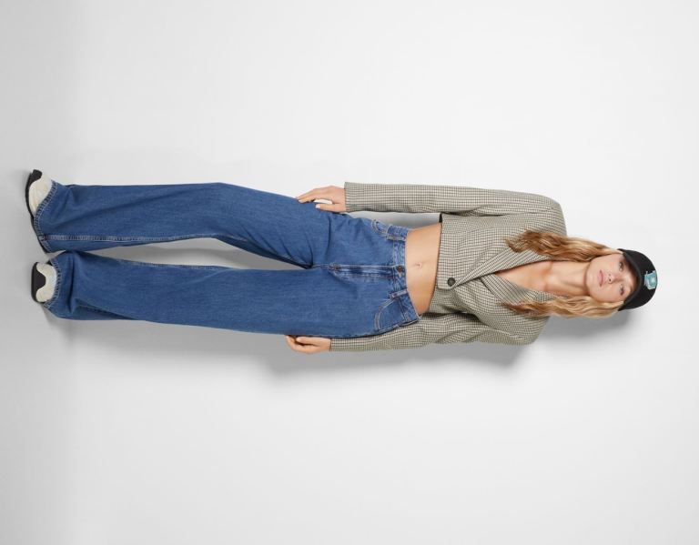 Bershka Cropped Crossover Blazer Bovenkleding Dames Gekleurd | LRapZNQp0XI