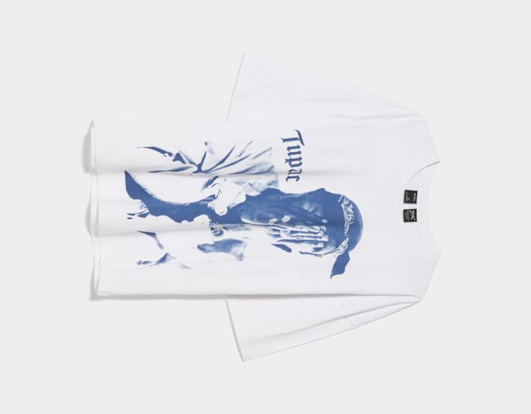 Bershka Extra Loose Kort Sleeve Tupac T-shirts Dames Room | rbZAqH4WHCM