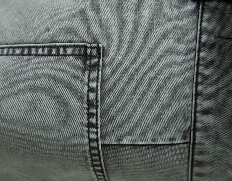Bershka Faded Canvas Broek Heren Turquoise | wRHPDB0pT3P
