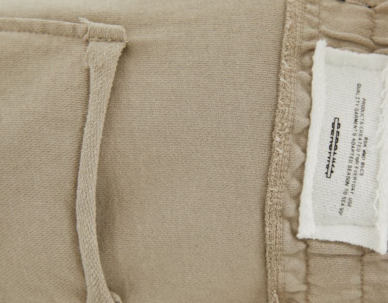 Bershka Faded Plush Bermuda Korte Broek Heren Grijs | DDZU6Qb0El3