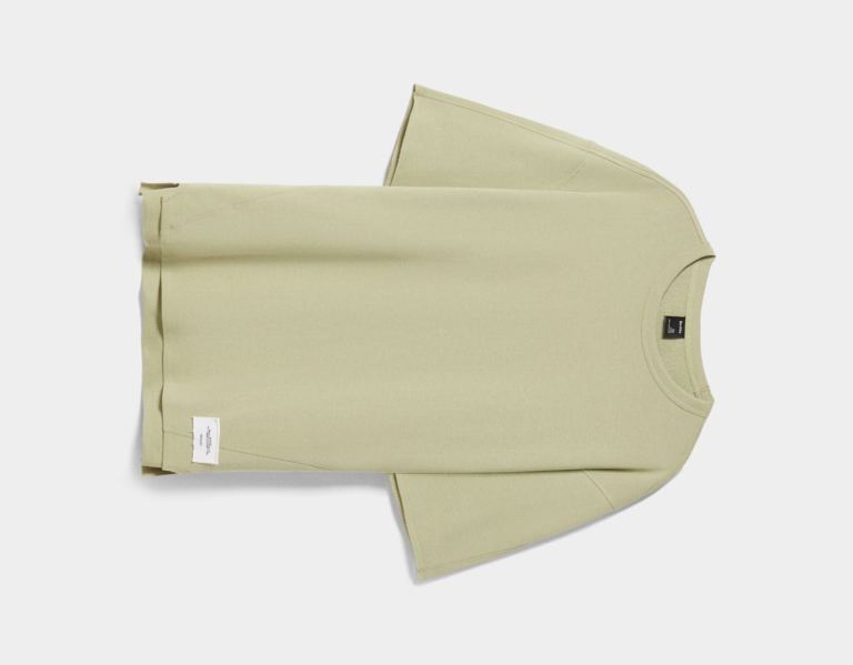 Bershka Faded Plush T-shirts Heren Groen | 3cNb2jMRonV