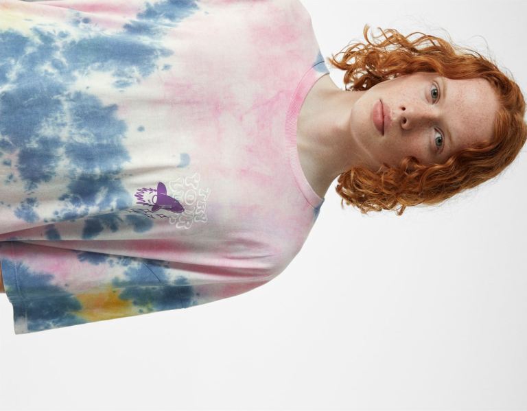 Bershka Faux Leren T-shirts Heren Blauw | cpmvrovGEWY