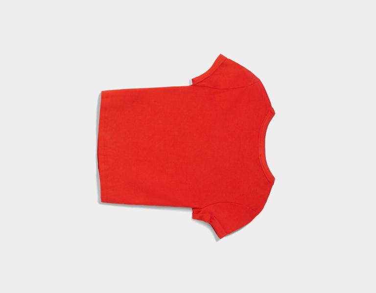 Bershka Fitted Kort Sleeve T-shirts Dames Rood | I4I8JfRaBND