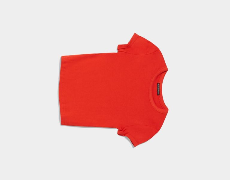 Bershka Fitted Kort Sleeve T-shirts Dames Rood | I4I8JfRaBND
