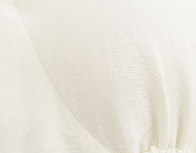 Bershka Fitted Linen Blend Mini With Tie At The Neck Jurken Dames Room | 96Dj0GMfTtw