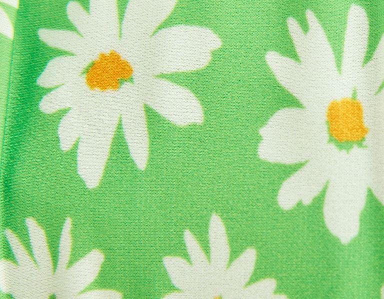 Bershka Floral Print Halter With Embellished Trim Topjes Dames Groen | J2NAv6rXExW