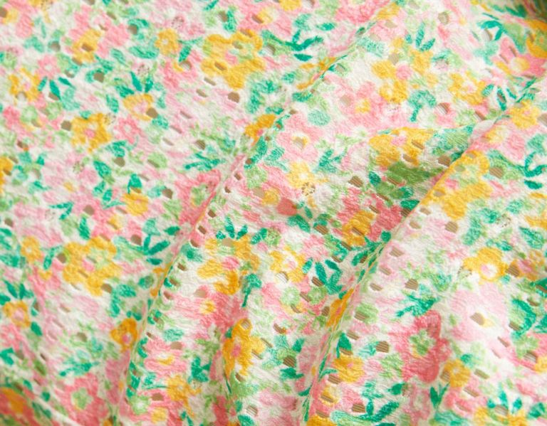 Bershka Floral Print Mini Jurken Dames Groen | twTTjh6Y7Ai