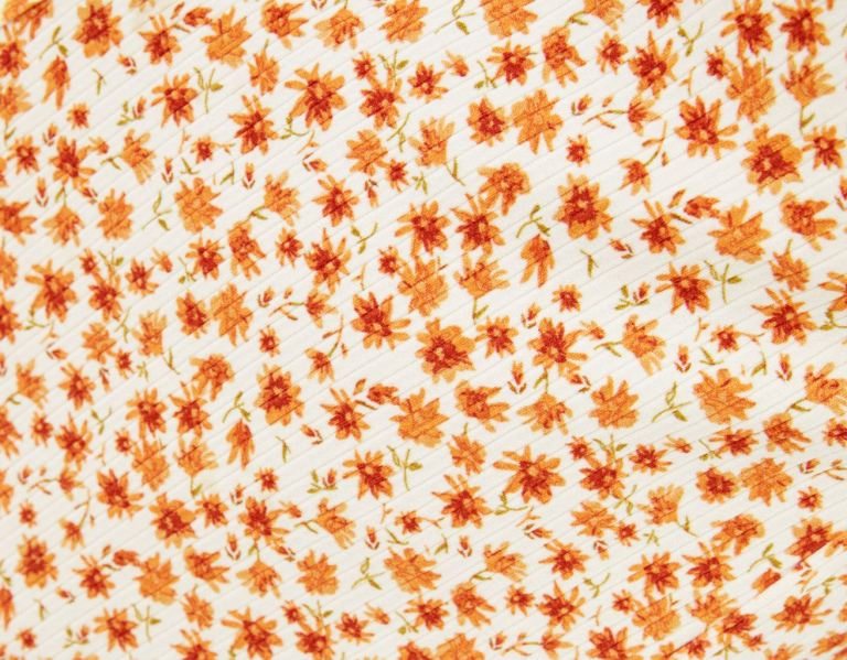 Bershka Floral Print Mini Jurken Dames Wit | CCEtb2AiKR5