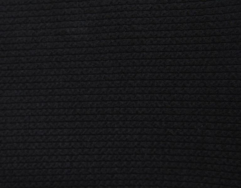 Bershka Geribbeld Textured Long Sleeve Top T-shirts Dames Zwart | zvVJThGOE5l