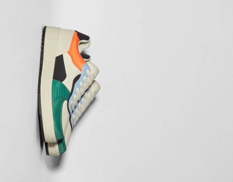 Bershka Gewatteerd With Topstitching Sportschoenen Heren Gekleurd | MplwWW50c5Q