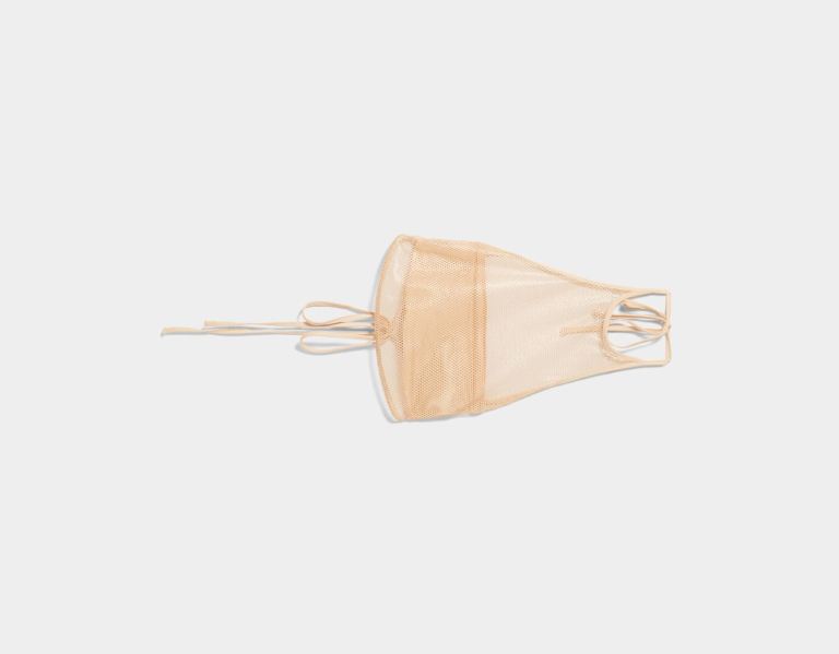 Bershka Halterneck Mesh Topjes Dames Goud | 2aEDWWug9LV