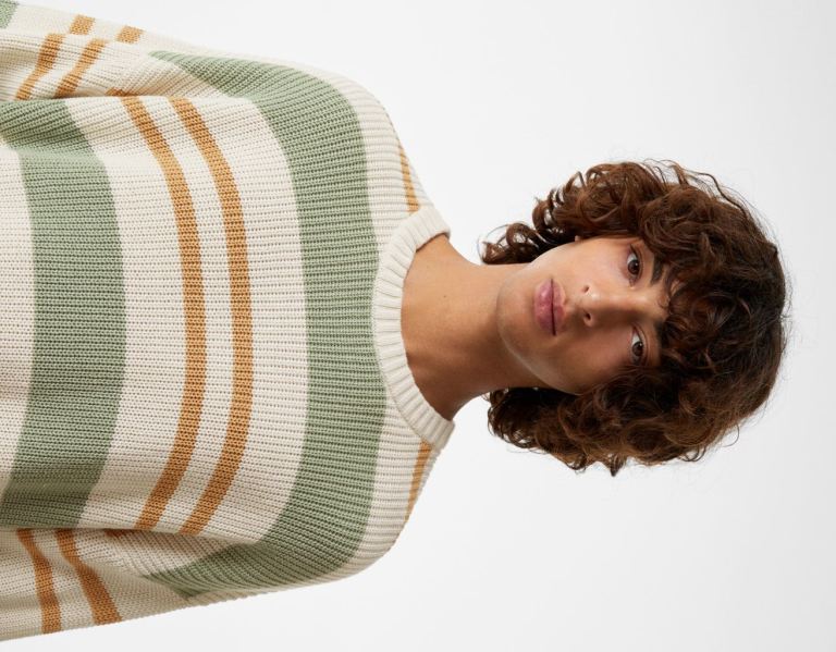 Bershka Horizontal Stripe Trui Truien Heren Room | fciProKg6Rq