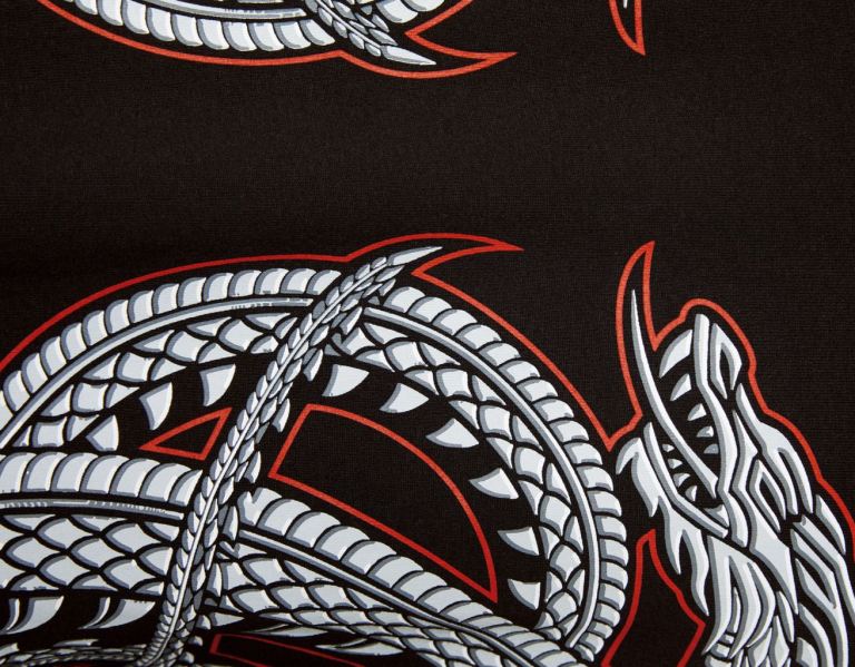 Bershka House Of Dragons Oversize Boxy-fit T-shirts Heren Zwart | m9tCrwxrsI0