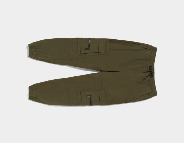 Bershka Joggers Cargo Heren Khaki | SYH73Q7jby6