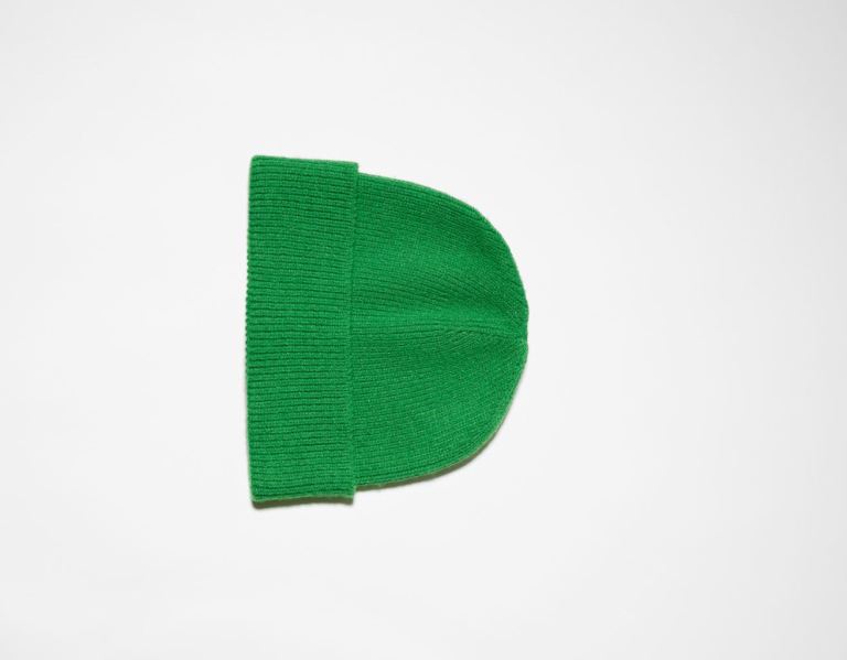 Bershka Kort Beanie Caps Heren Groen | fXGx64aJxKT