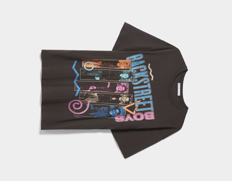Bershka Kort Sleeve With Backstreet Boys Print T-shirts Dames Grijs | DqcXhbe2sI6