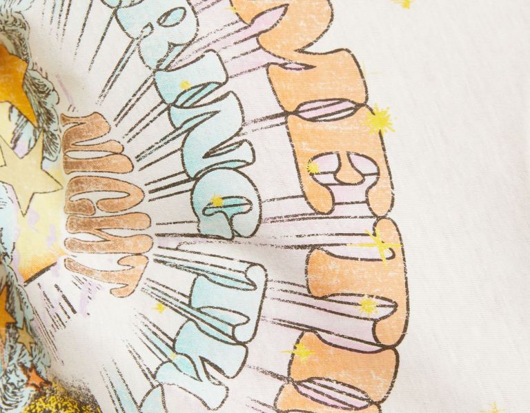 Bershka Kort Sleeve With Grafische Print T-shirts Dames Wit | SjYoobRt5M5