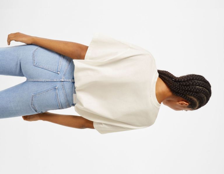 Bershka Kort Sleeve With Joy Grafische T-shirts Dames Wit | xPcKmeTtrz2