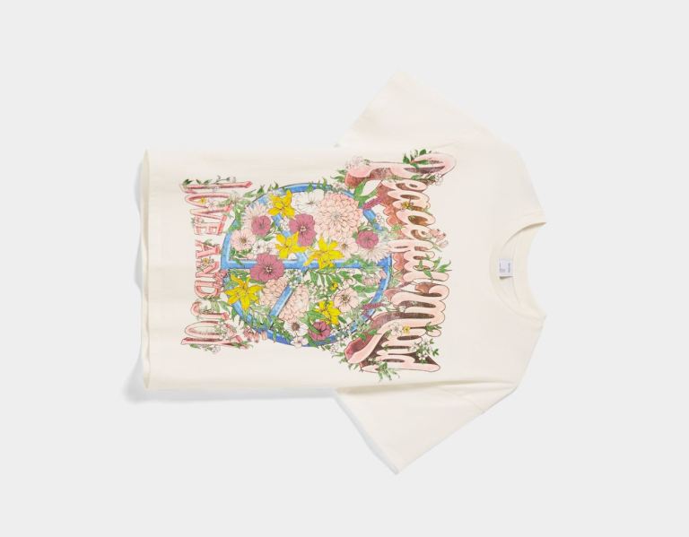 Bershka Kort Sleeve With Joy Grafische T-shirts Dames Wit | xPcKmeTtrz2