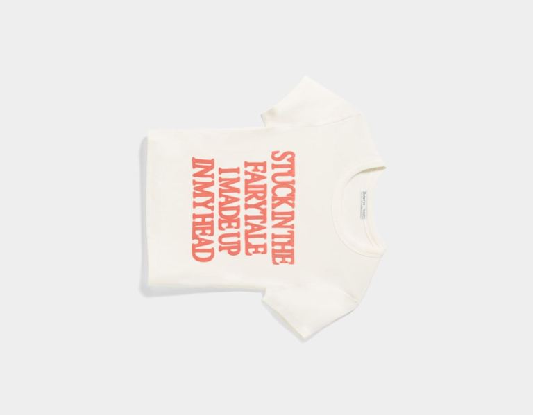 Bershka Kort Sleeve With Print T-shirts Dames Wit | MclJdmrMfQX