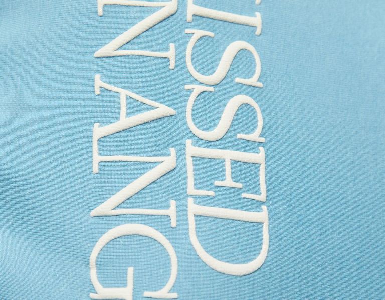 Bershka Kort Sleeve With Print T-shirts Dames Turquoise | N5TgW7SooSH