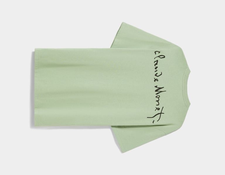 Bershka La Scala Museum Regular-fit Kort Sleeve T-shirts Heren Groen | kkcFmxt24u3