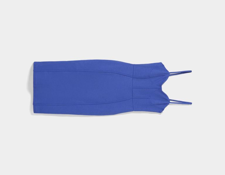 Bershka Long Bandjes Jurken Dames Lichtblauw | trriwbqNA8s
